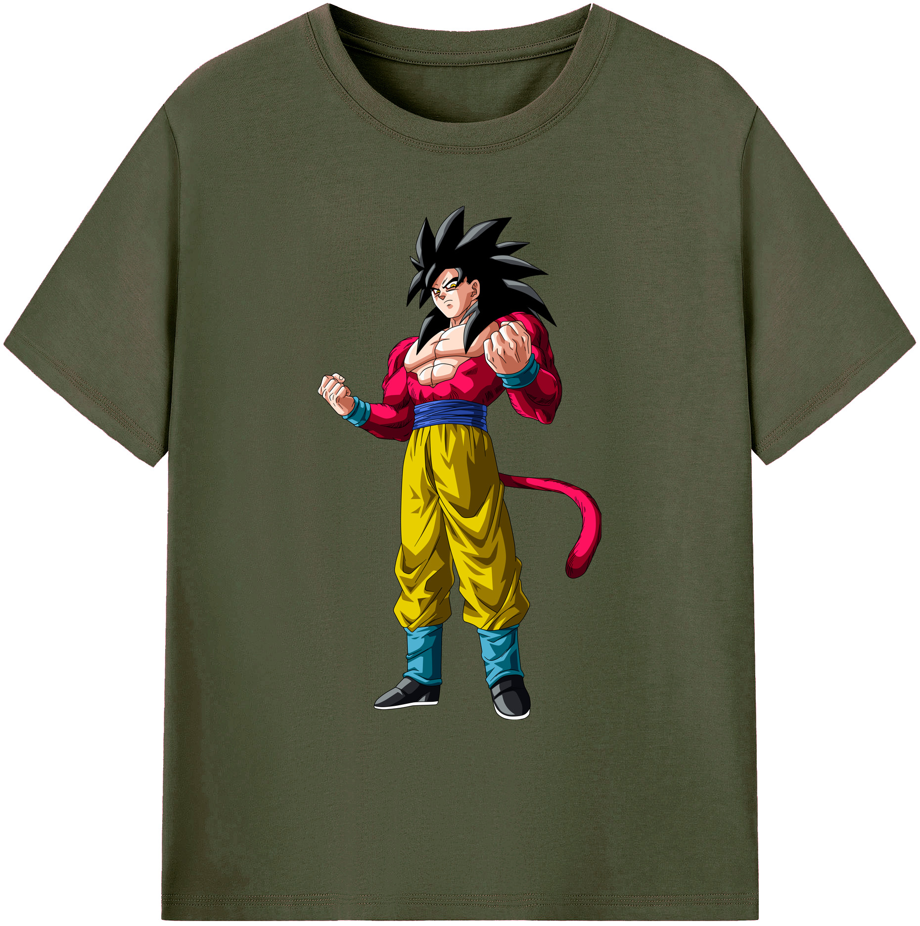 （画像用） ドラゴンボール 孫悟空（そん ごくう）Son Goku カカロット DRAGON BALL Kakarotto 綿100％ メンズ半袖Tシャツ｜肌触りやわらか＆通気性